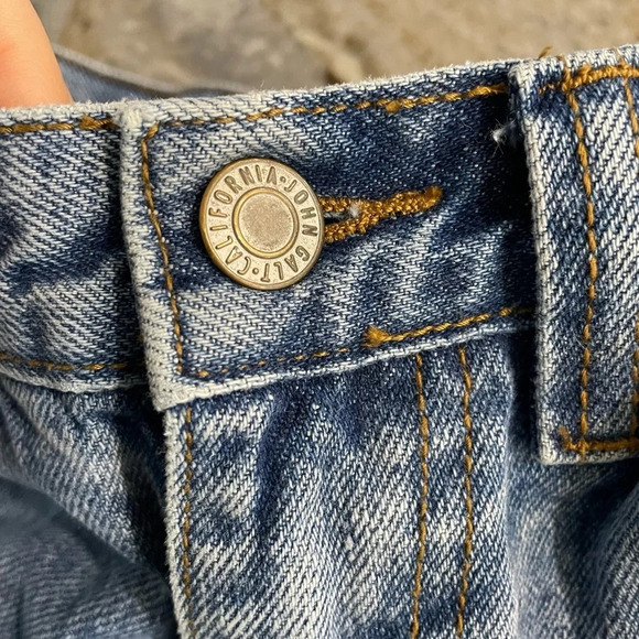 John Galt / Brandy Melville carpenter jeans Light Blue Straight Leg Jeans - Picture 2 of 11